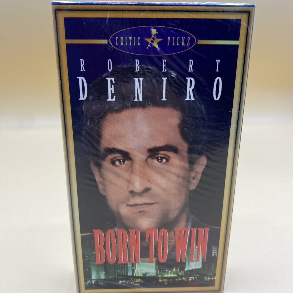 Born To Win VHS Video Tape Robert DeNiro New Sealed.